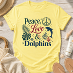 Peace, Love & Dolphins T-Shirt