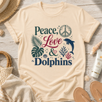 Peace, Love & Dolphins T-Shirt