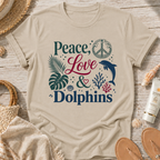 Peace, Love & Dolphins T-Shirt