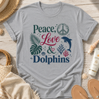 Peace, Love & Dolphins T-Shirt