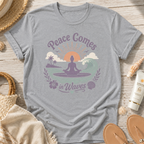 Peace Comes in Waves T‑Shirt