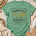 The Summer Queens Pineapple Rum Label T-Shirt