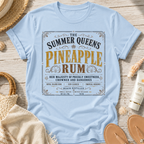 The Summer Queens Pineapple Rum Label T-Shirt