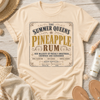 The Summer Queens Pineapple Rum Label T-Shirt