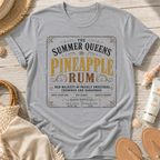 The Summer Queens Pineapple Rum Label T-Shirt