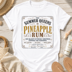 The Summer Queens Pineapple Rum Label T-Shirt