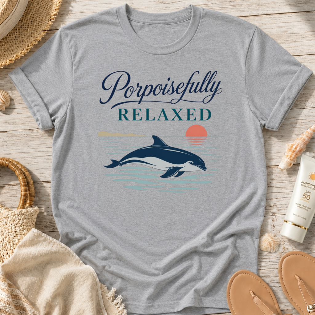 Porpoisefully Relaxed T-Shirt
