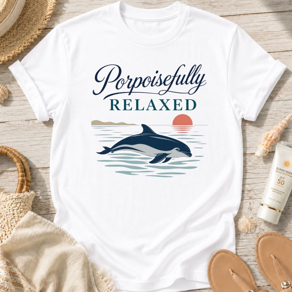 Porpoisefully Relaxed T-Shirt