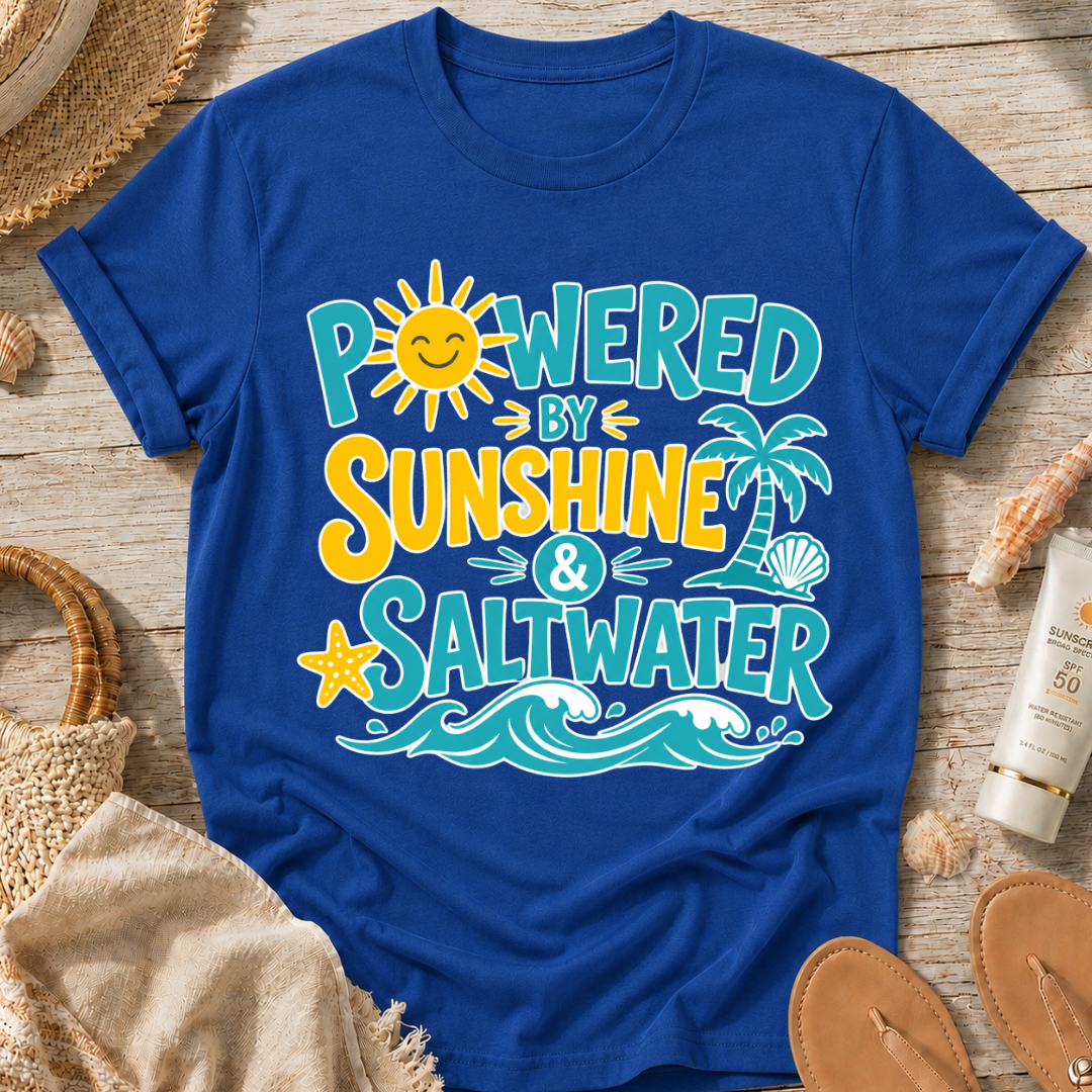 Powered by Sunshine & Saltwater T-Shirt