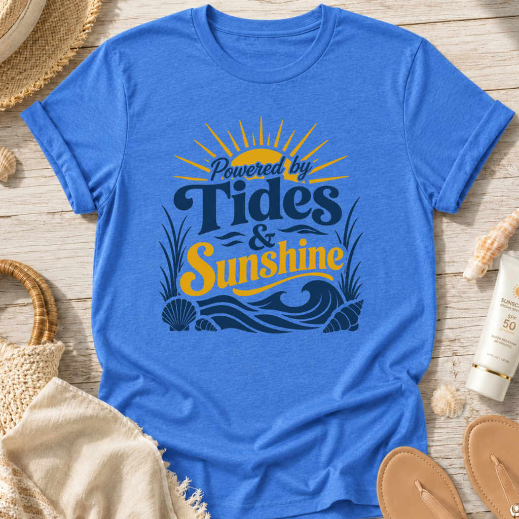 Powered by Tides & Sunshine T-Shirt