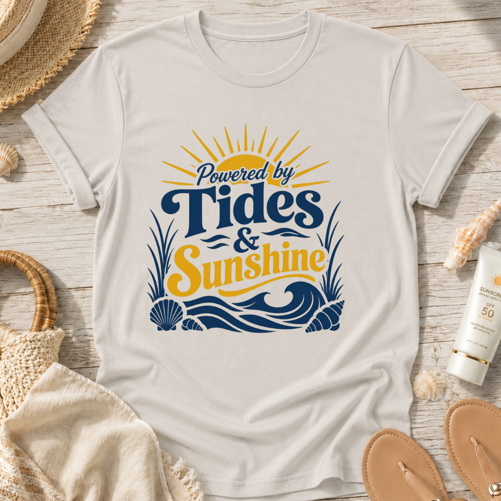 Powered by Tides & Sunshine T-Shirt