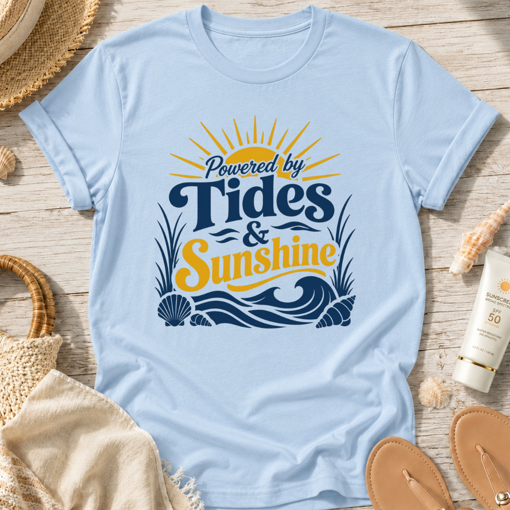 Powered by Tides & Sunshine T-Shirt