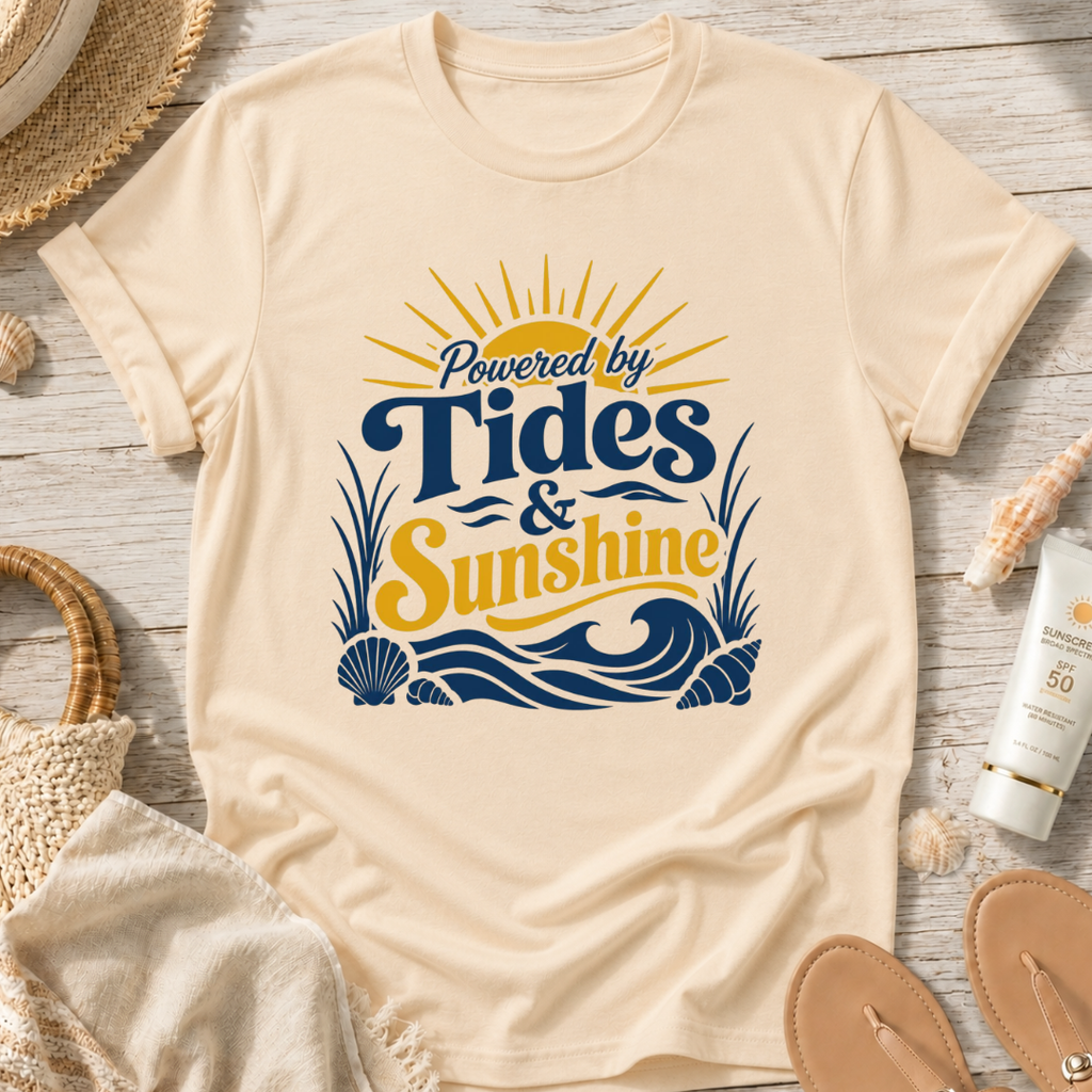 Powered by Tides & Sunshine T-Shirt