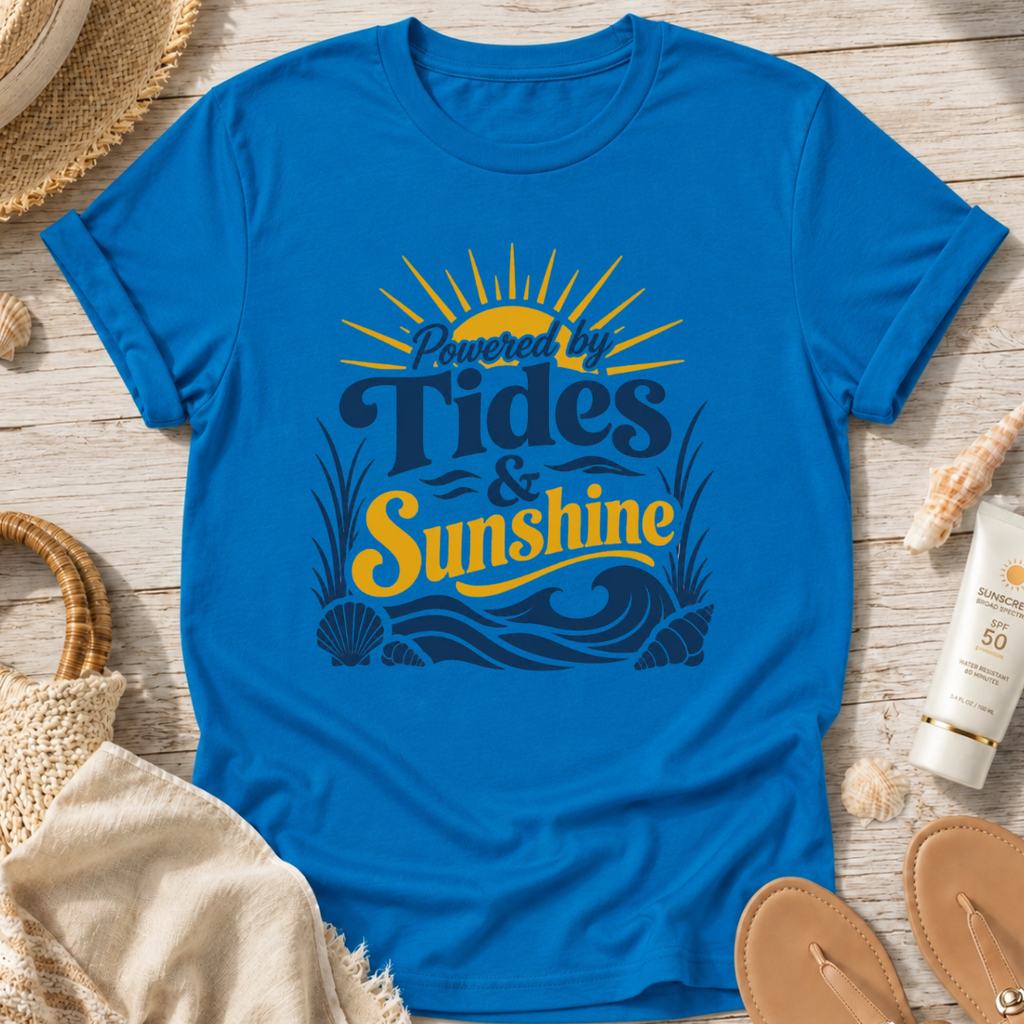 Powered by Tides & Sunshine T-Shirt