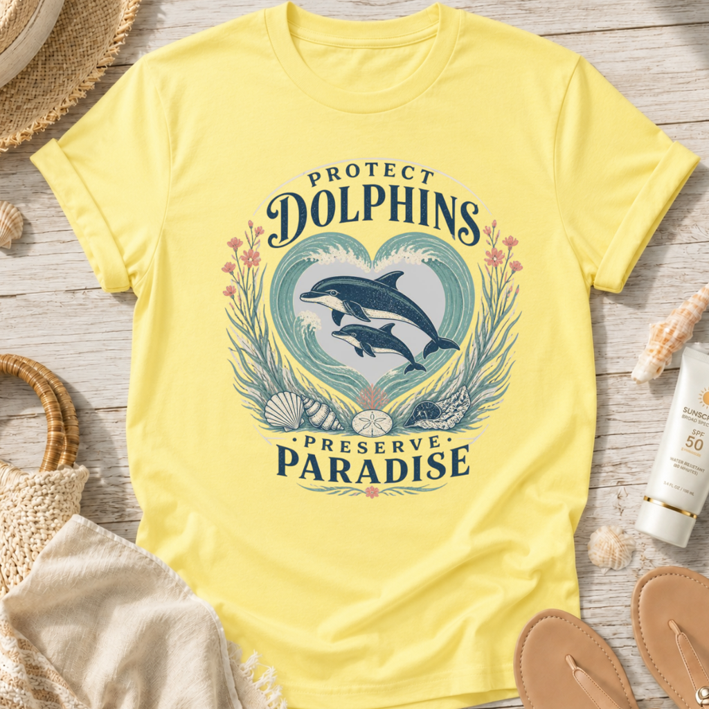 Protect Dolphins Preserve Paradise T-Shirt