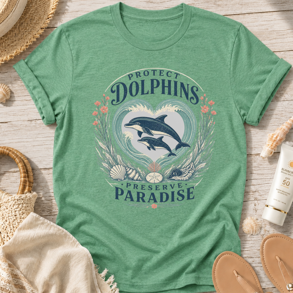 Protect Dolphins Preserve Paradise T-Shirt