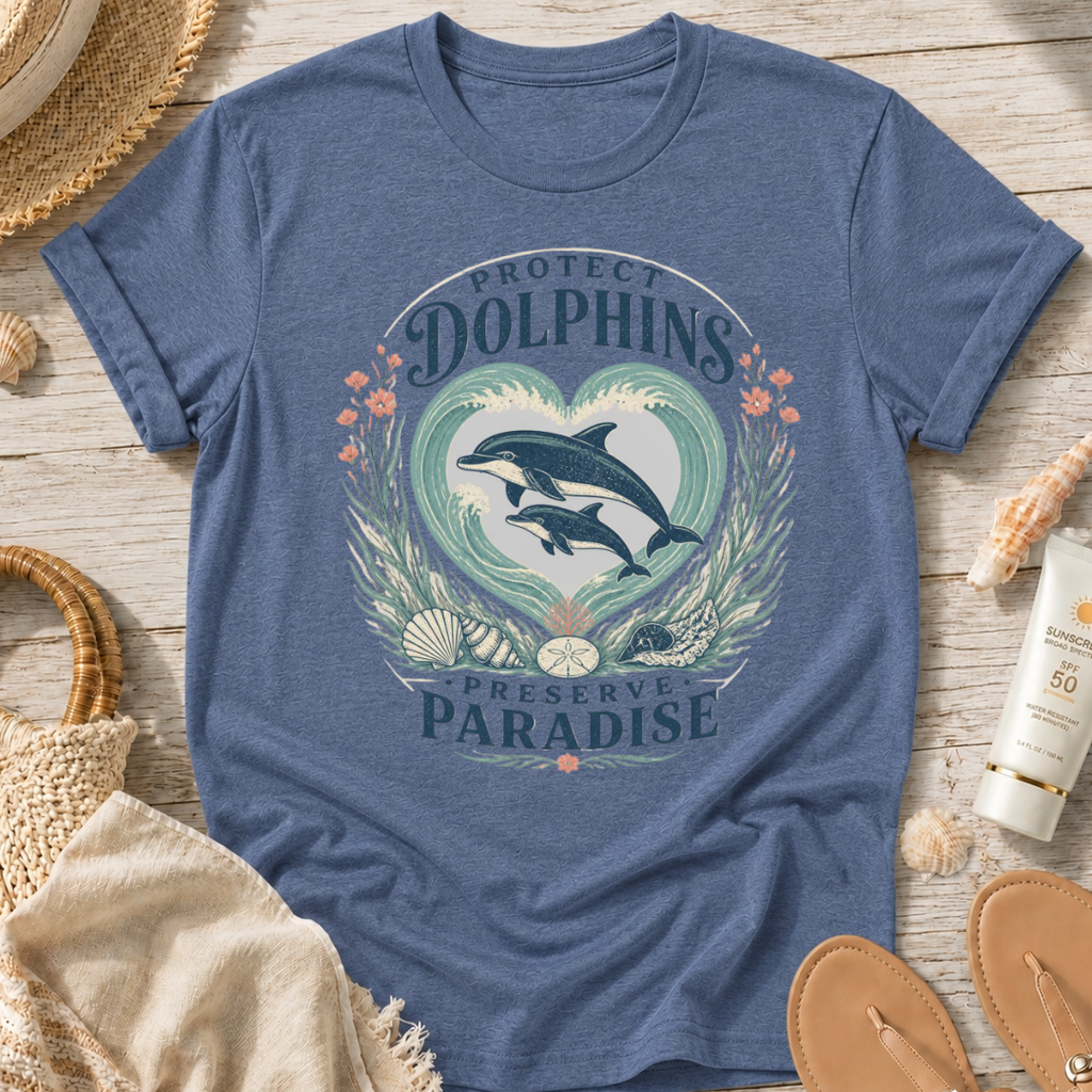 Protect Dolphins Preserve Paradise T-Shirt