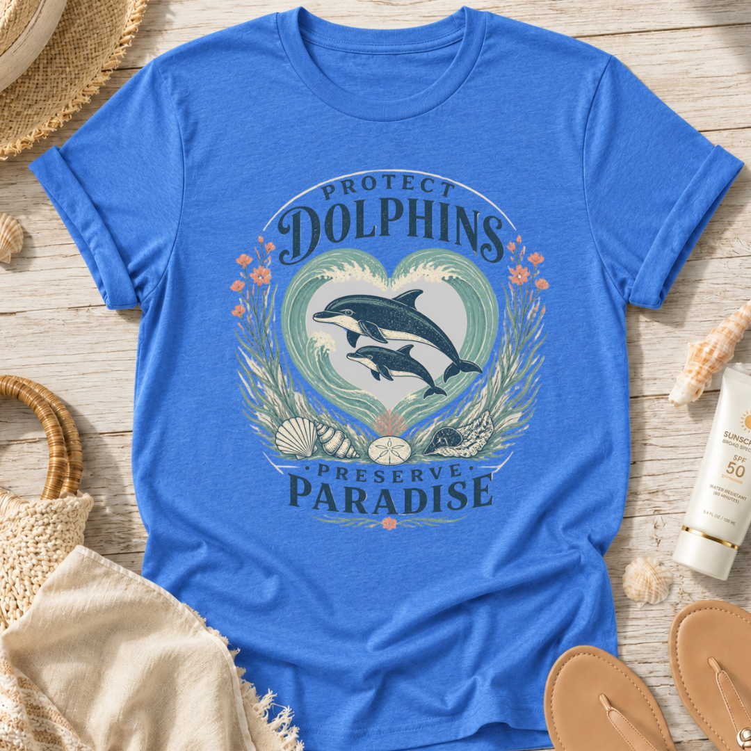 Protect Dolphins Preserve Paradise T-Shirt
