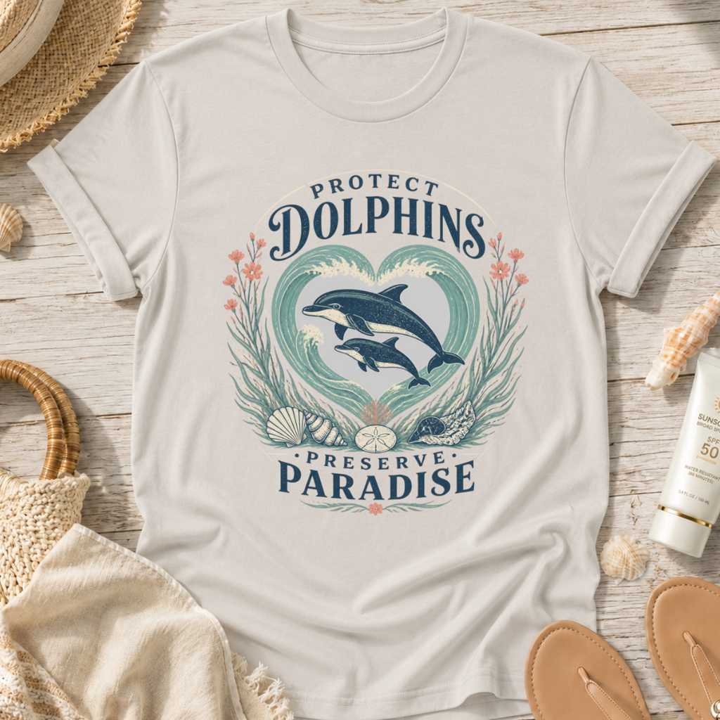 Protect Dolphins Preserve Paradise T-Shirt