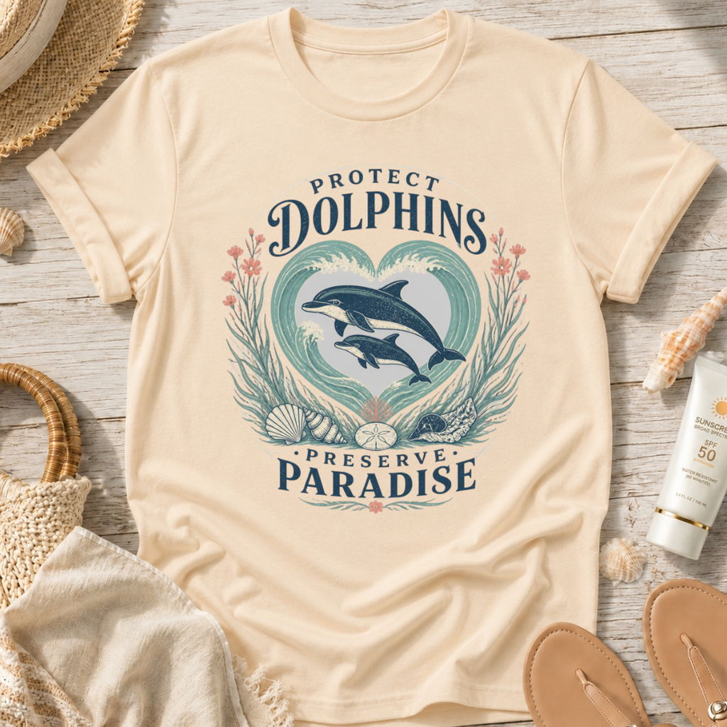 Protect Dolphins Preserve Paradise T-Shirt