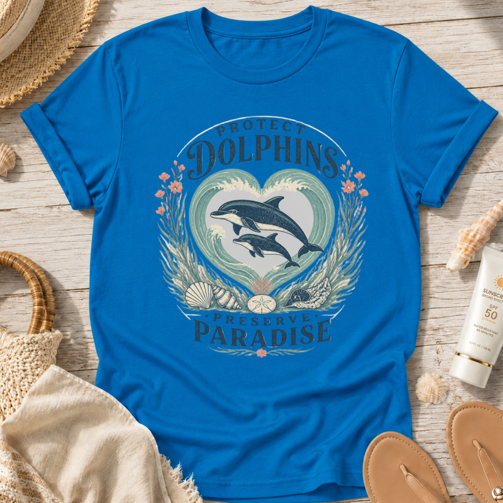 Protect Dolphins Preserve Paradise T-Shirt