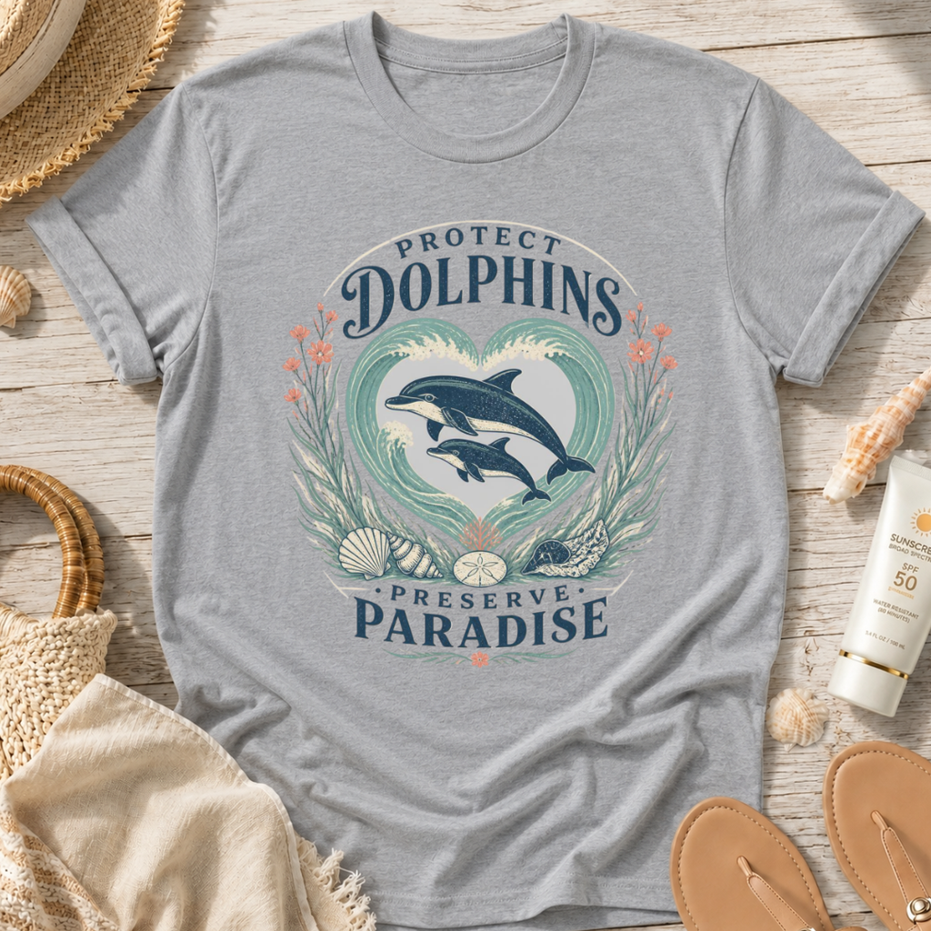 Protect Dolphins Preserve Paradise T-Shirt
