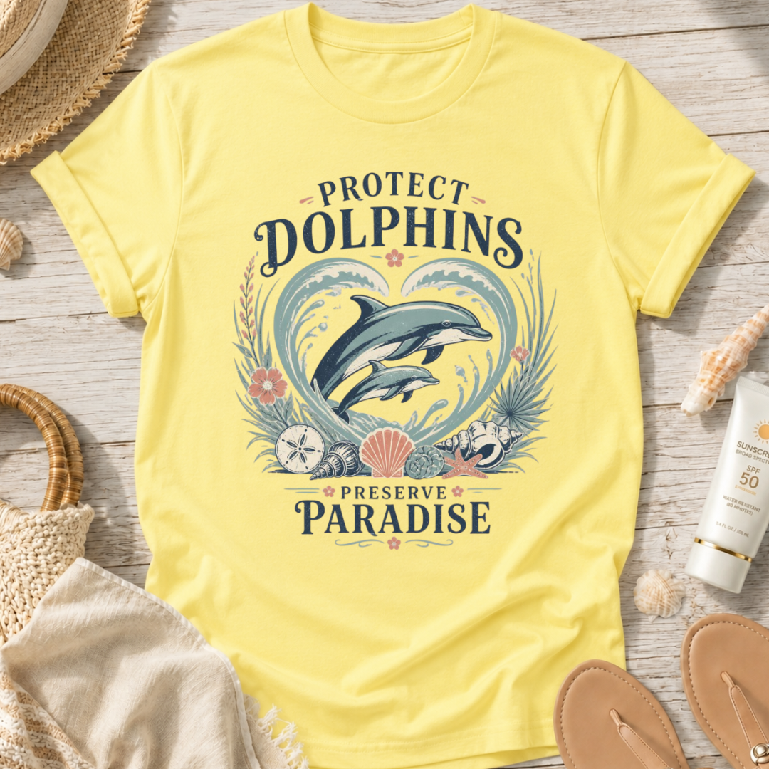 Protect Dolphins Preserve Paradise T-Shirt