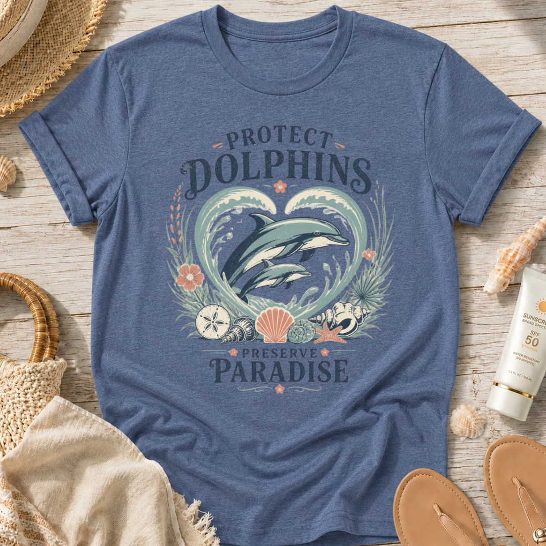 Protect Dolphins Preserve Paradise T-Shirt