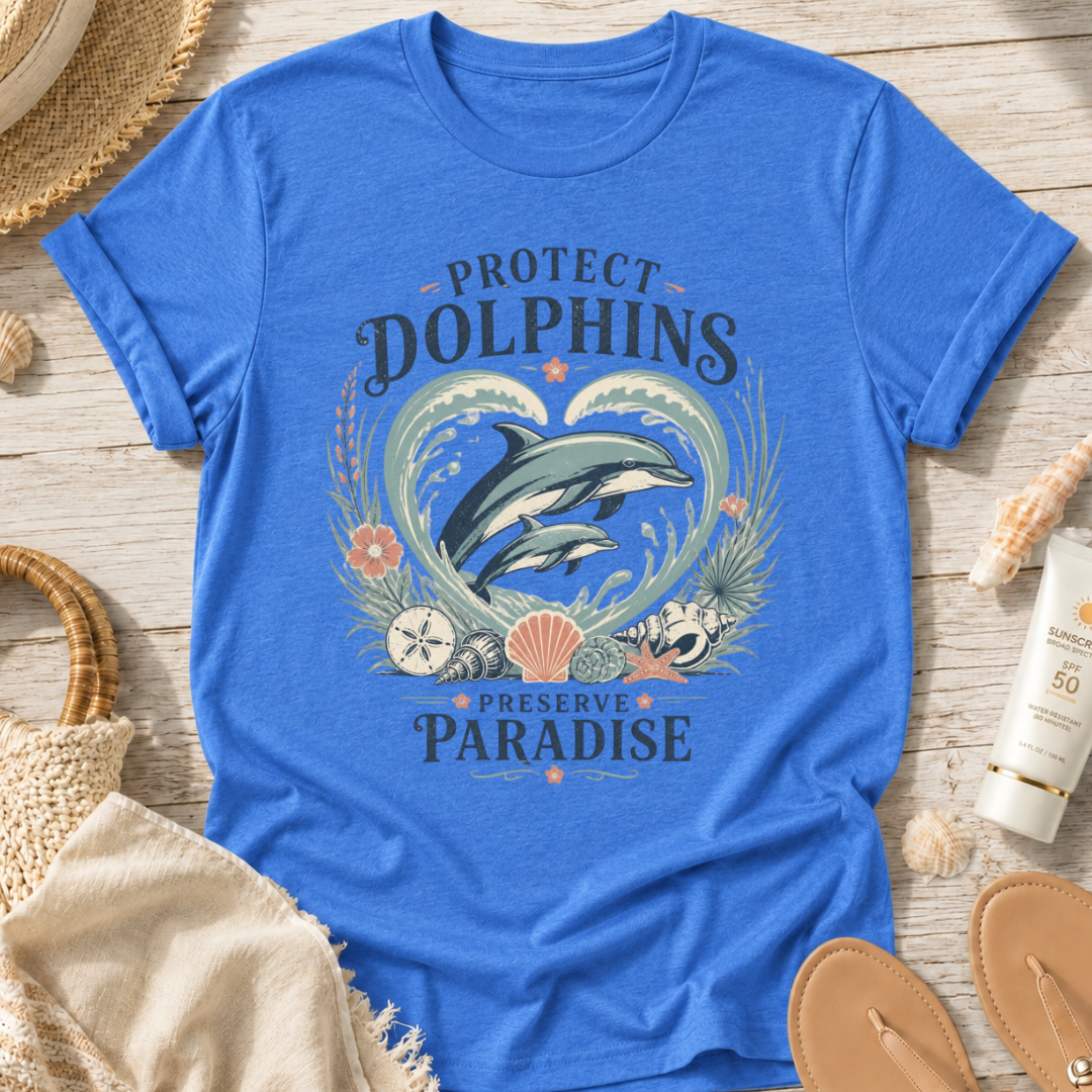 Protect Dolphins Preserve Paradise T-Shirt