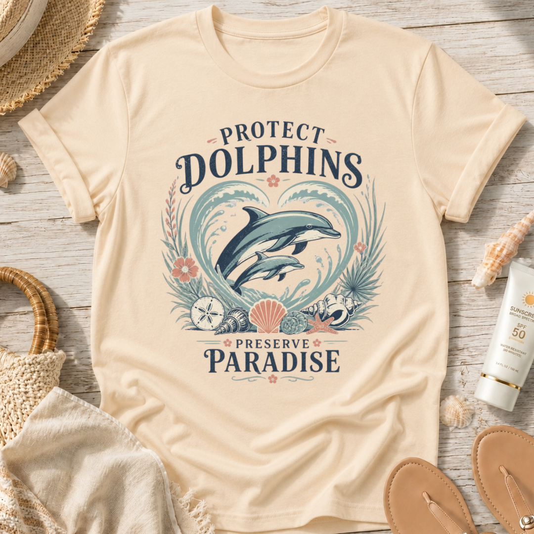 Protect Dolphins Preserve Paradise T-Shirt