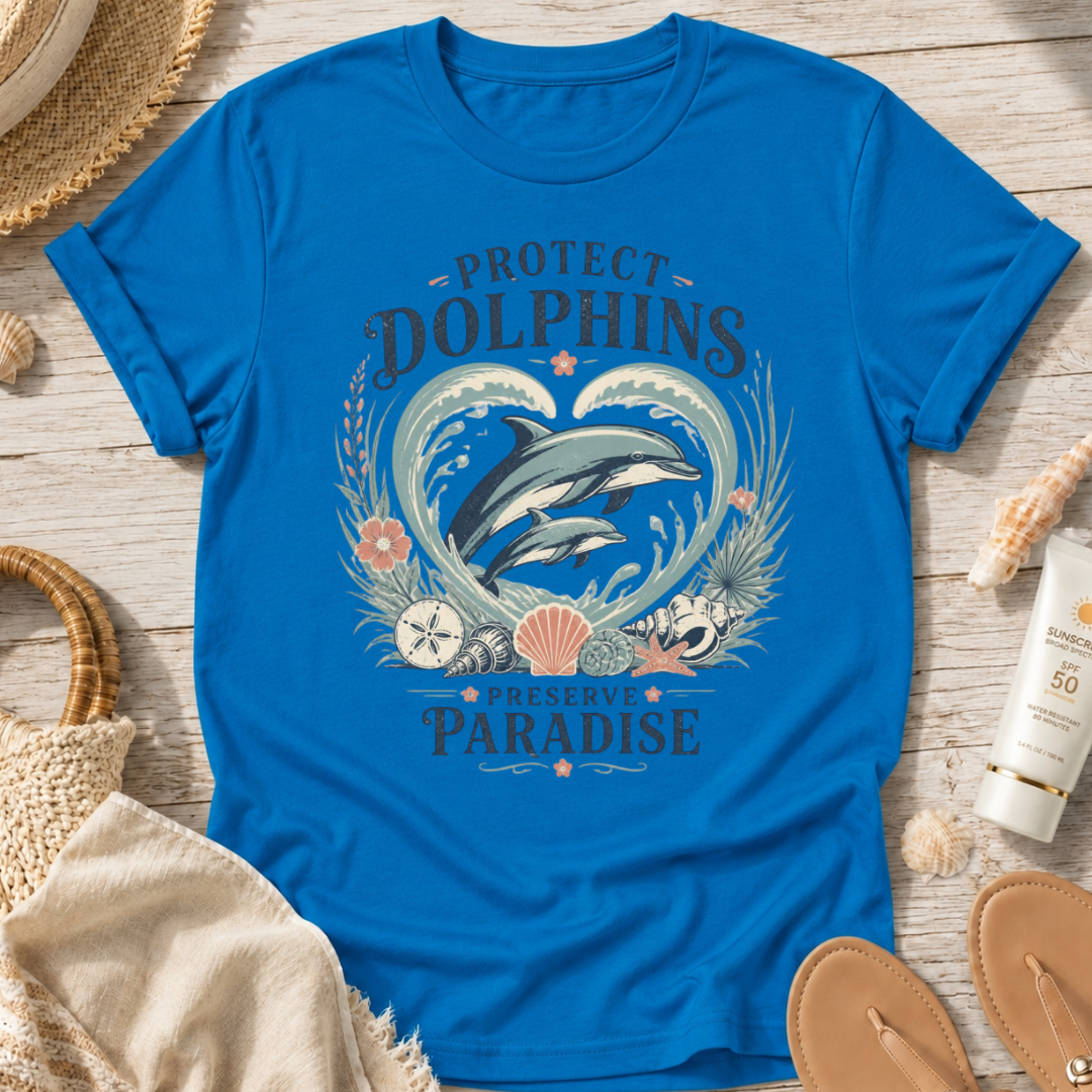 Protect Dolphins Preserve Paradise T-Shirt