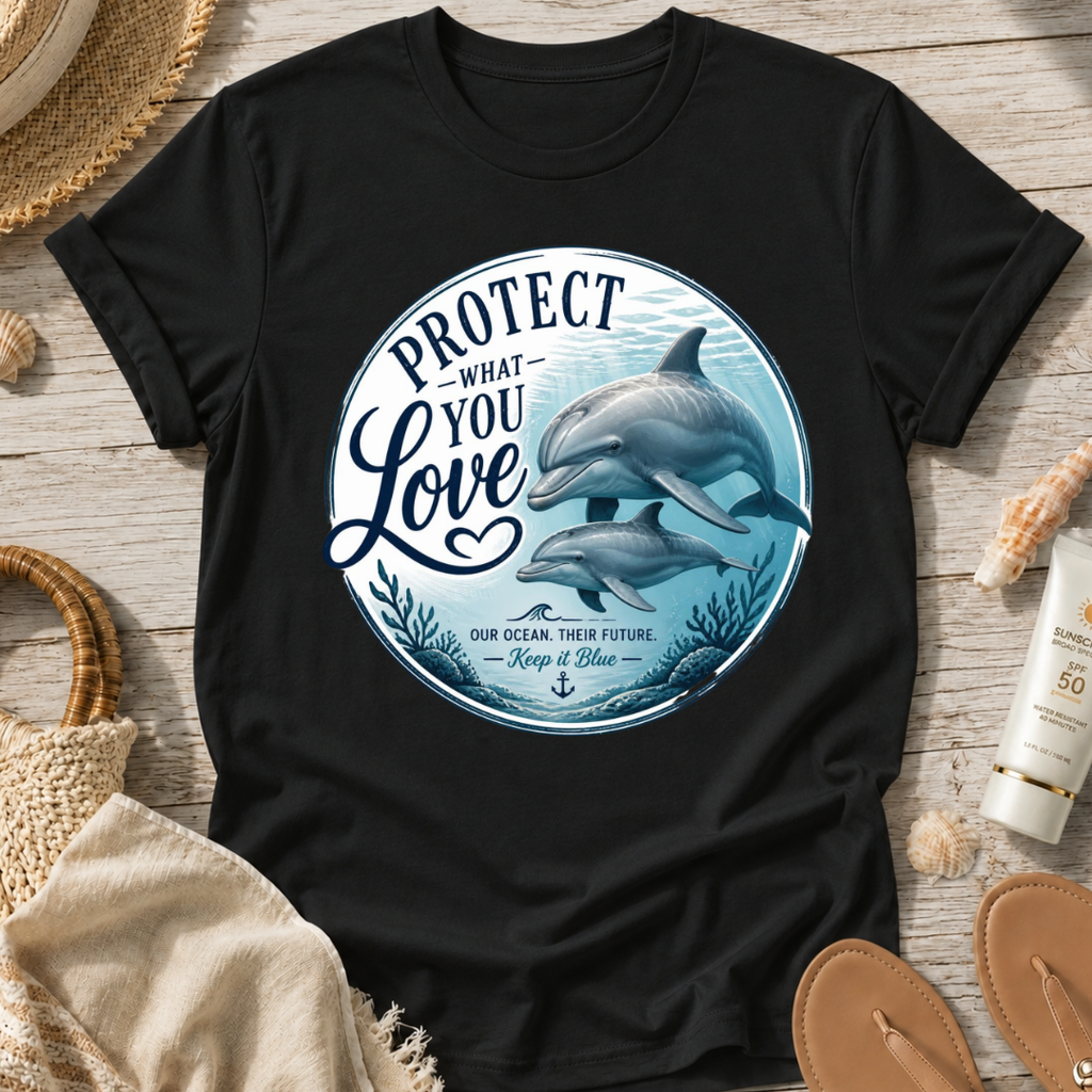 Protect What You Love Dolphin T-Shirt