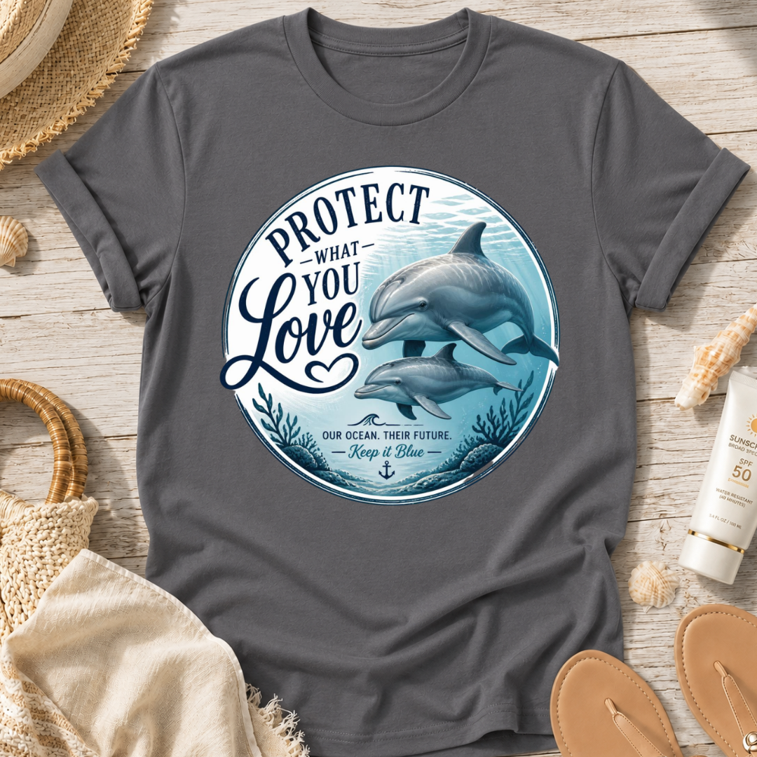 Protect What You Love Dolphin T-Shirt