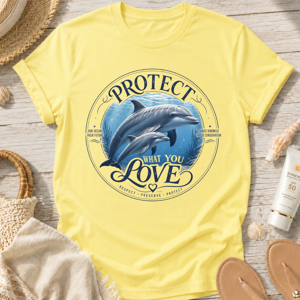 Protect What You Love Dolphin T-Shirt