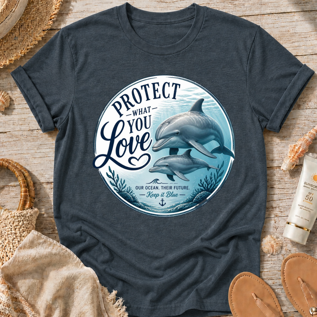 Protect What You Love Dolphin T-Shirt