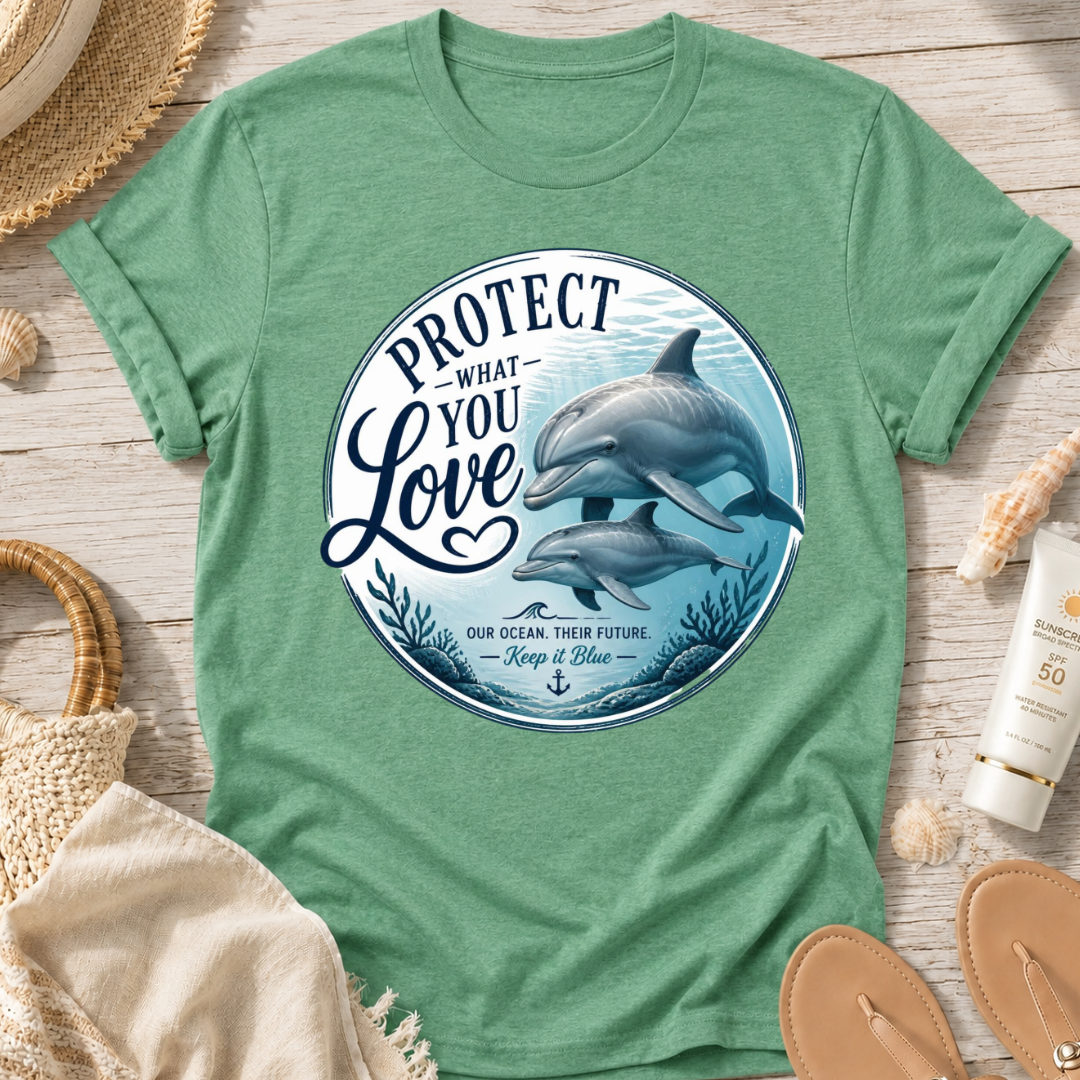 Protect What You Love Dolphin T-Shirt