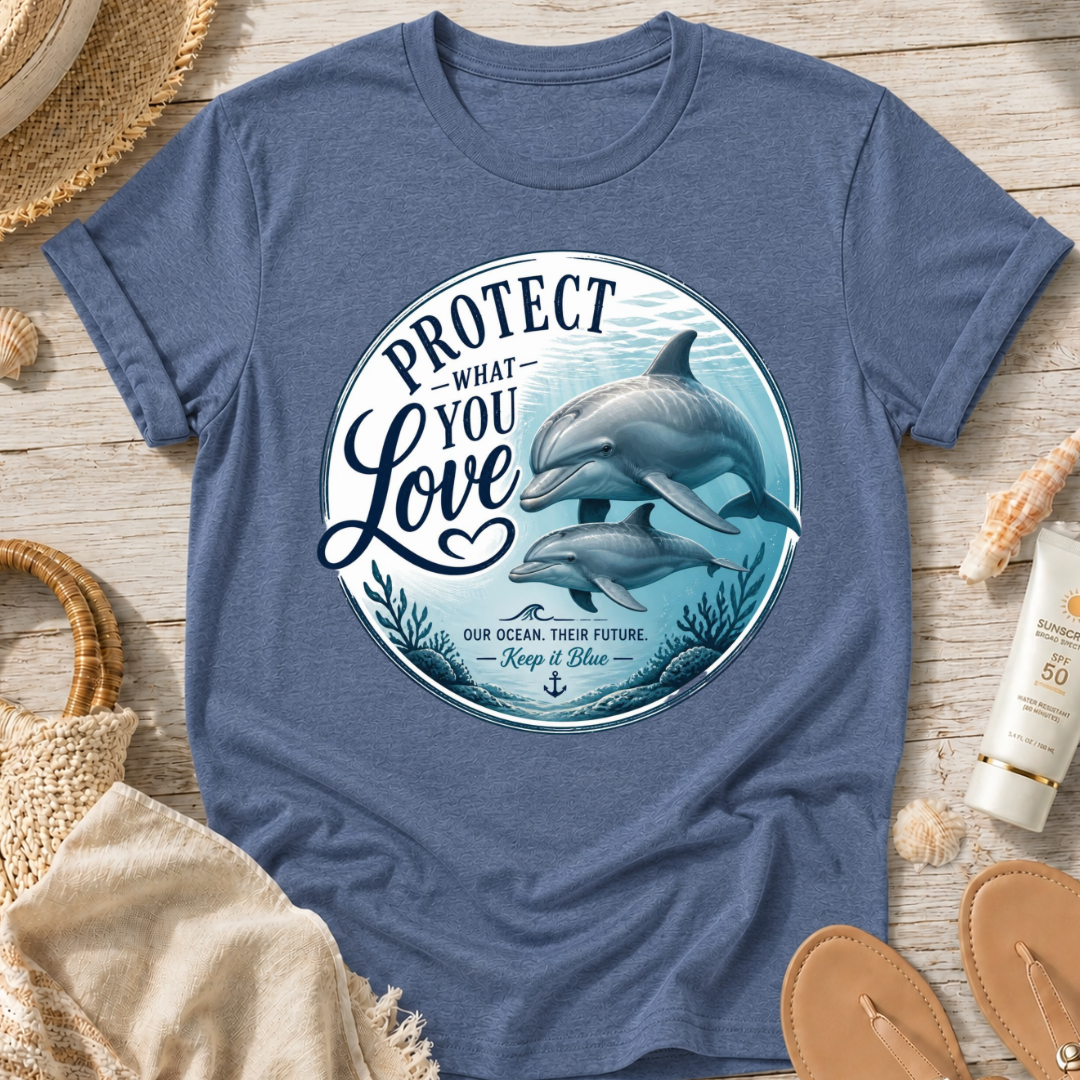 Protect What You Love Dolphin T-Shirt
