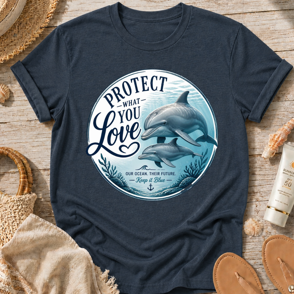 Protect What You Love Dolphin T-Shirt
