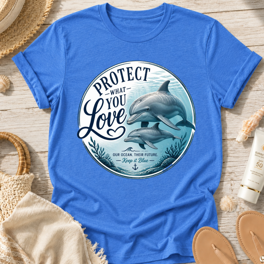 Protect What You Love Dolphin T-Shirt