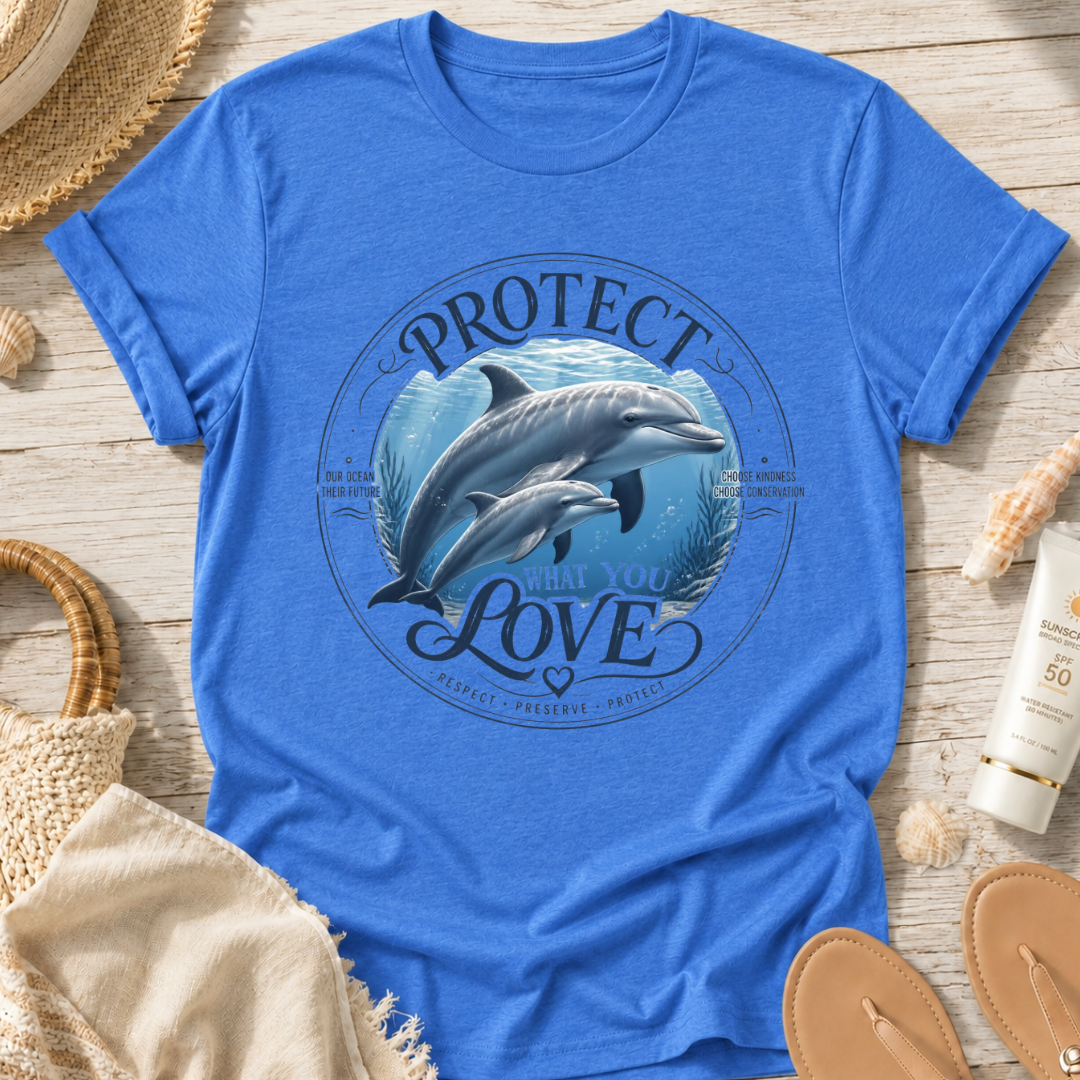 Protect What You Love Dolphin T-Shirt