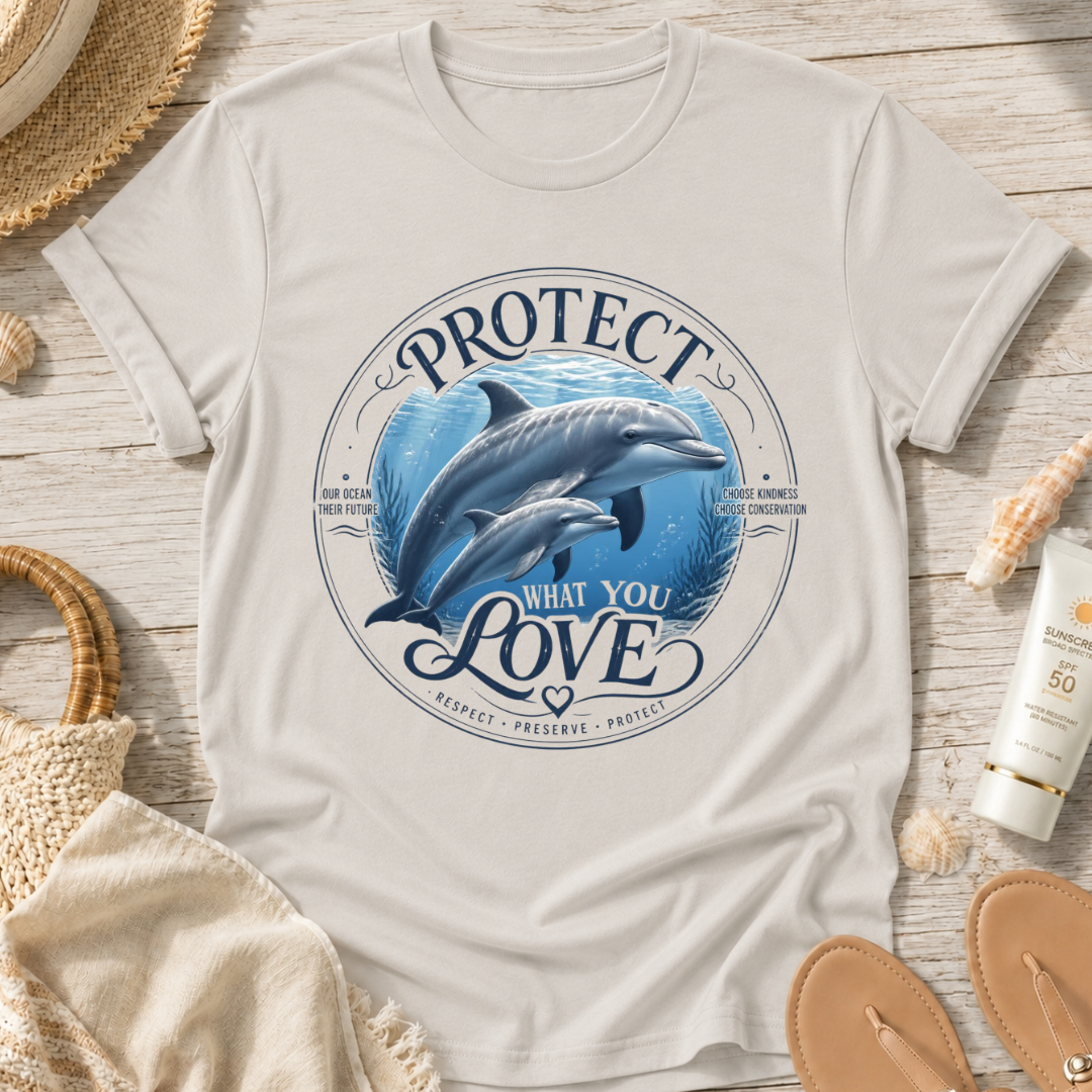 Protect What You Love Dolphin T-Shirt