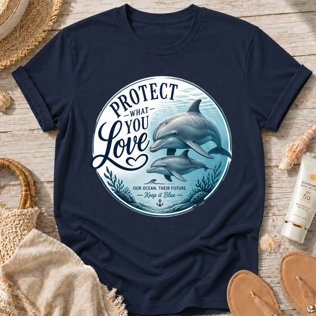 Protect What You Love Dolphin T-Shirt