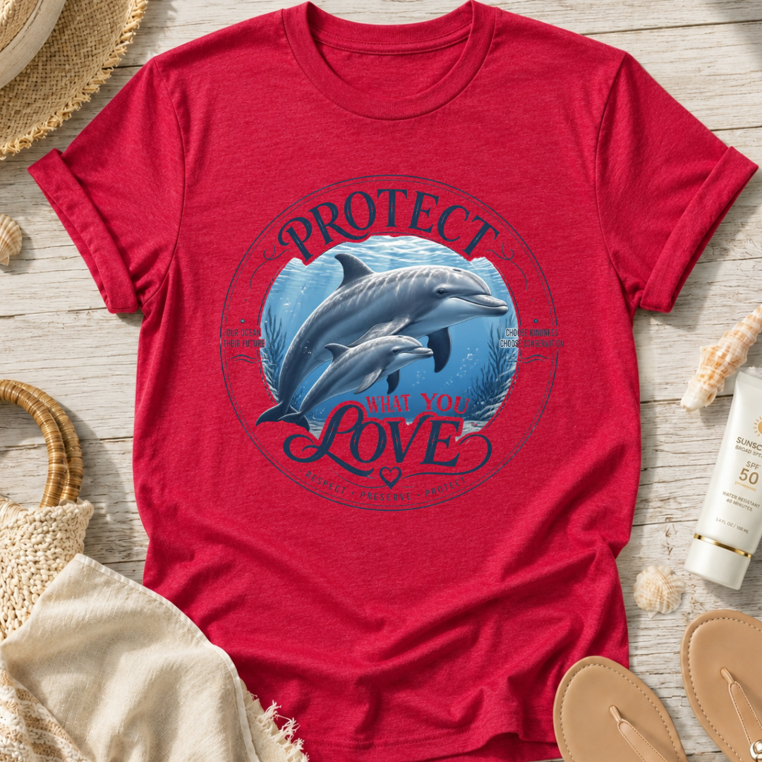Protect What You Love Dolphin T-Shirt