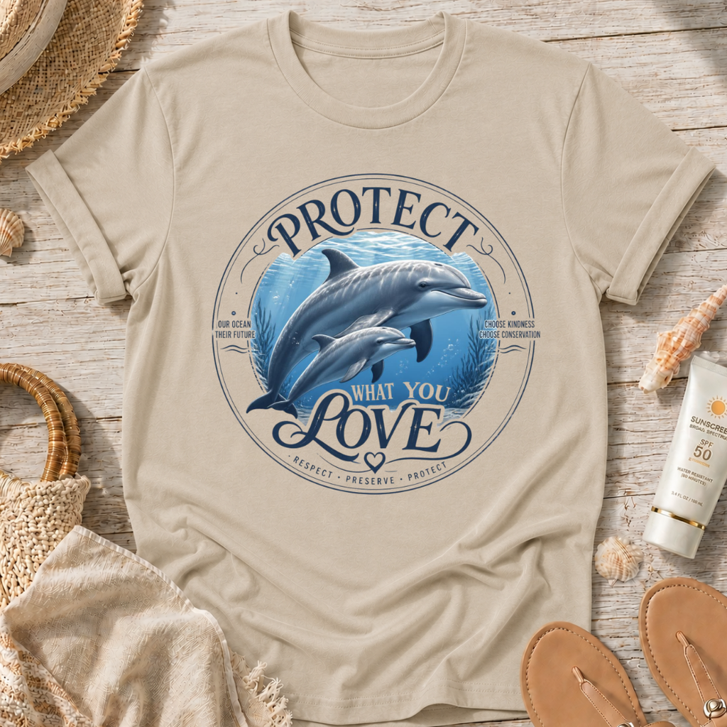 Protect What You Love Dolphin T-Shirt