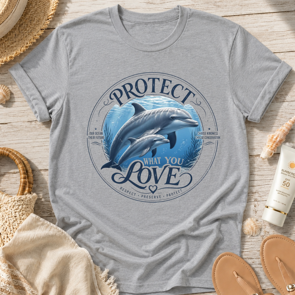Protect What You Love Dolphin T-Shirt