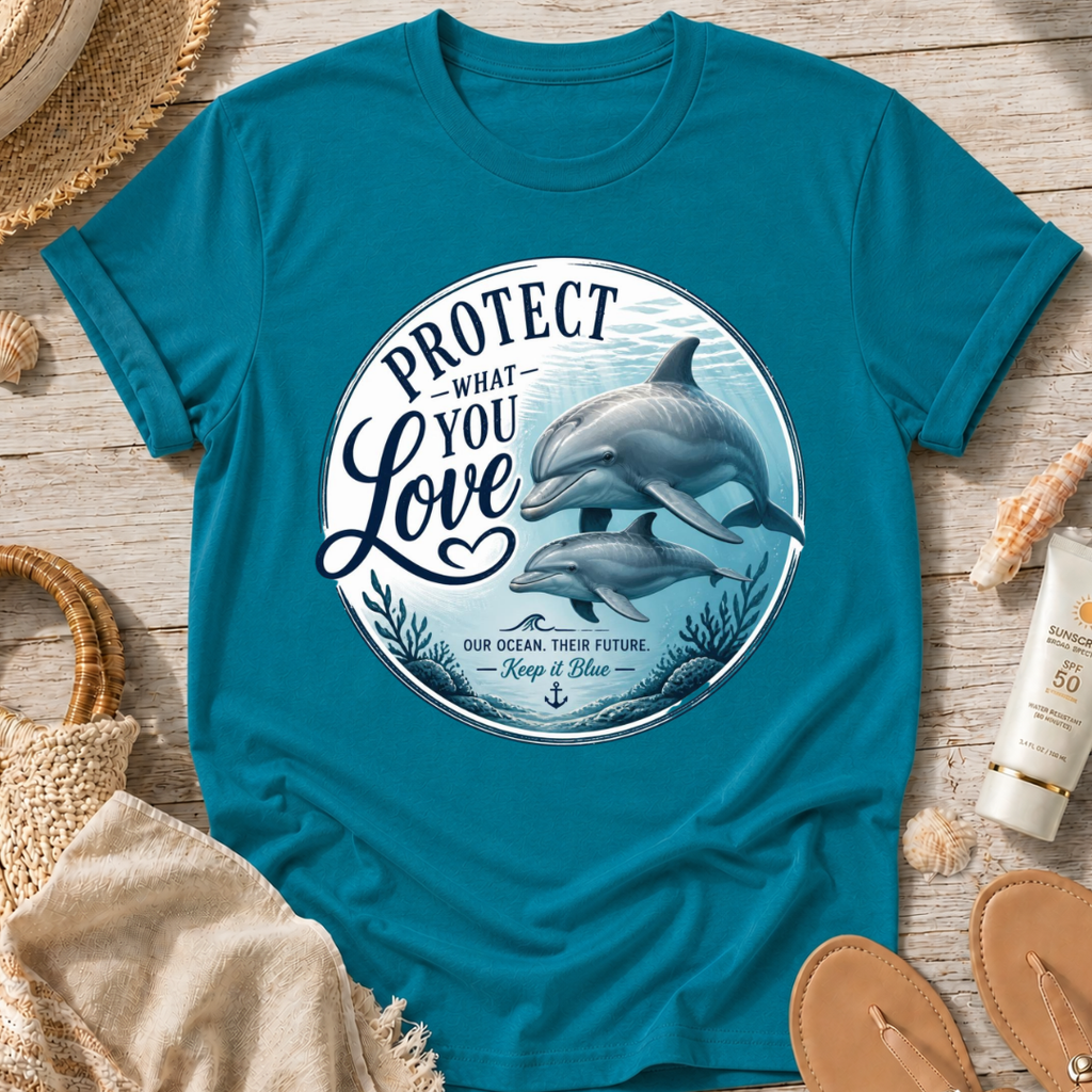 Protect What You Love Dolphin T-Shirt