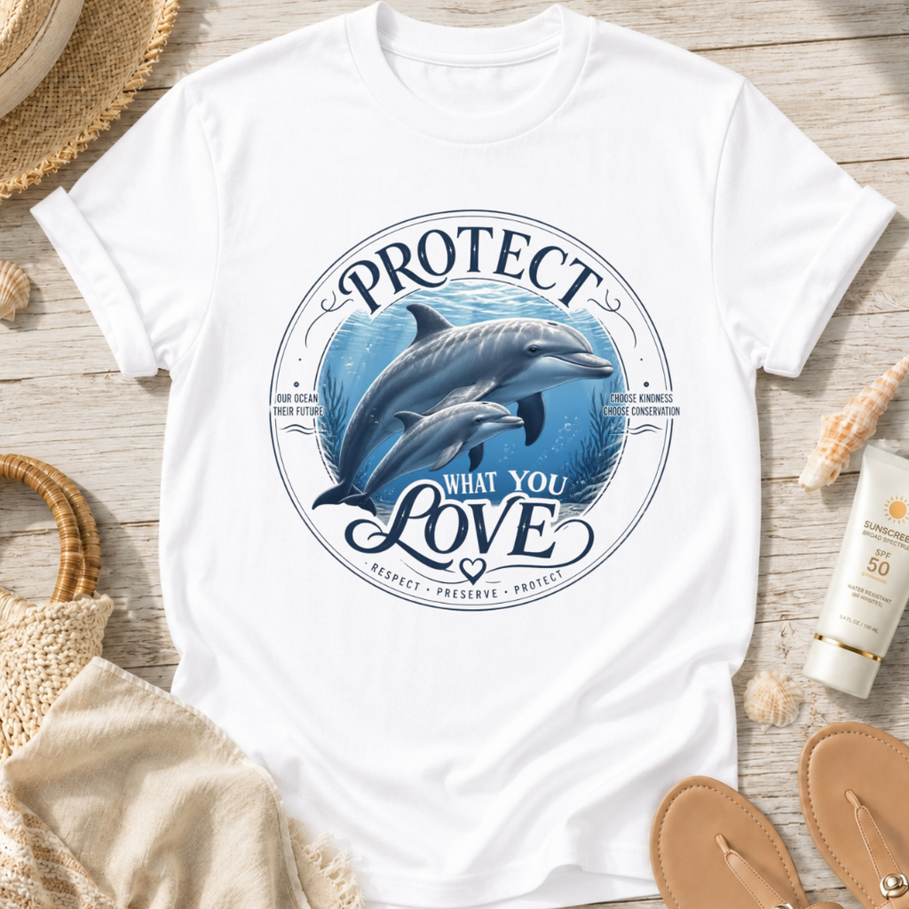 Protect What You Love Dolphin T-Shirt