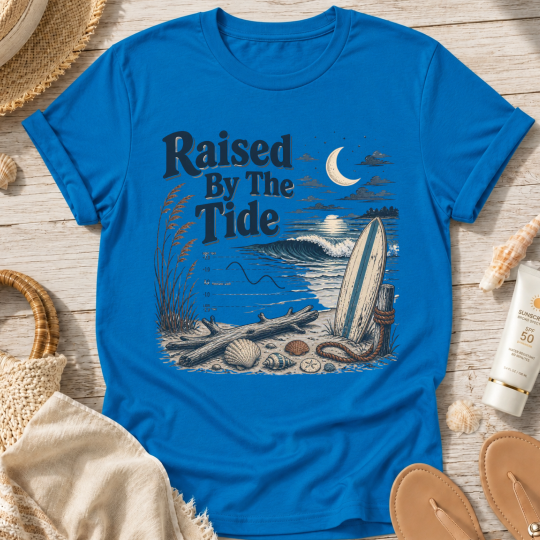 Raised By The Tide Beach T-Shirt