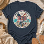 Red, White & Beach 250th Anniversary T-Shirt