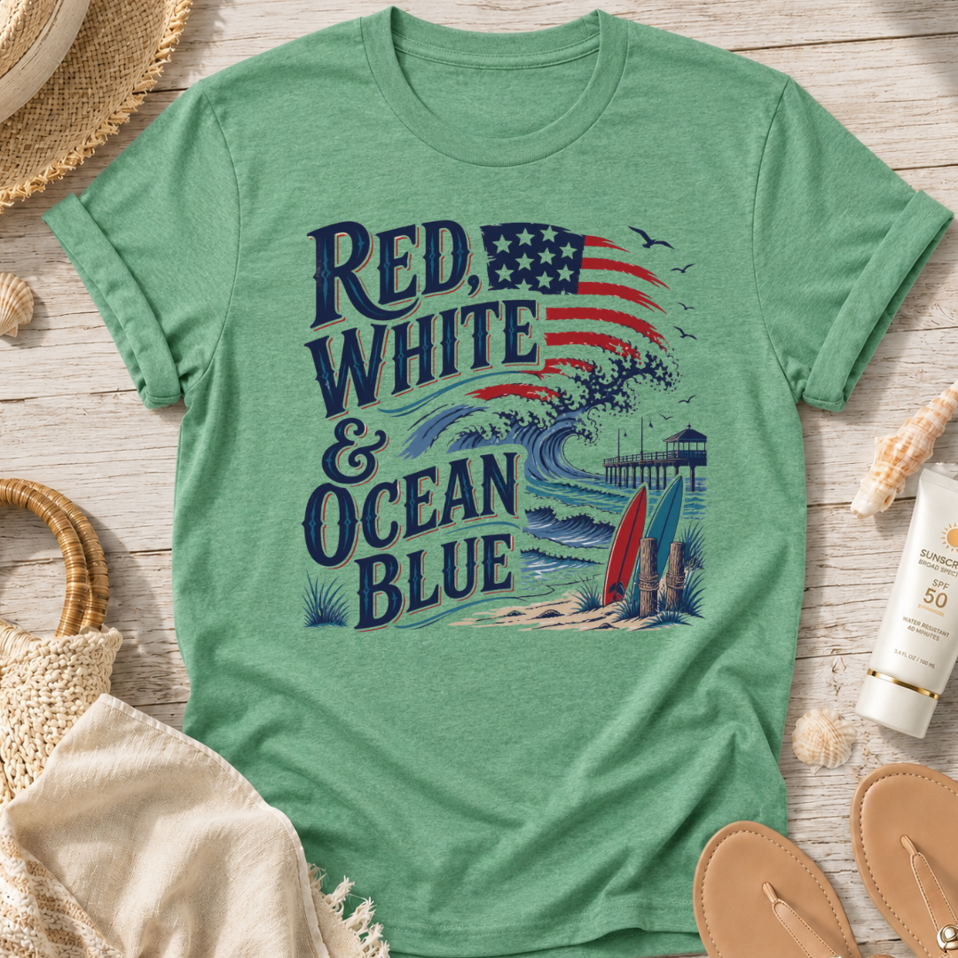 Red, White & Ocean Blue T-Shirt